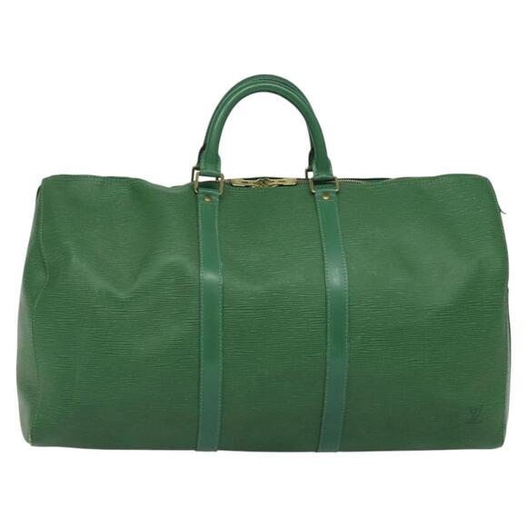 LOUIS VUITTON Epi Keepall 50 Boston Bag Green M42964 - Picture 2 of 16